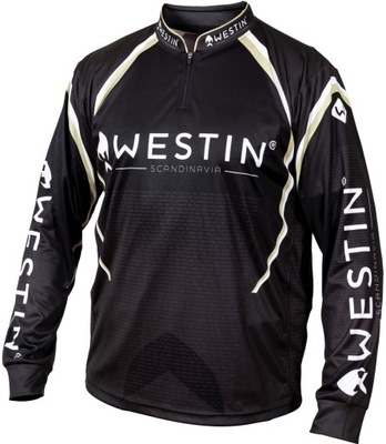 Koszulka Westin LS Tournament Shirt Black/Grey L Rozmiar: Large (L)