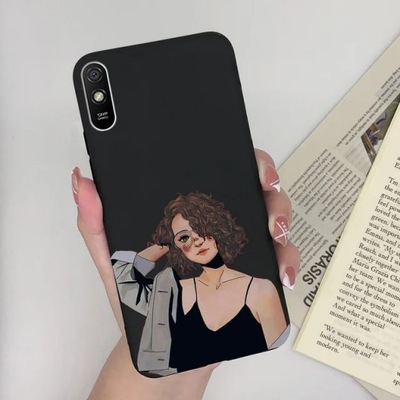 PARA XIAOMI REDMI 9A 9AT 9I PRZYPADKU KRZEMU MODY MOTYL DIBUJO SERCA TELÉFONO  