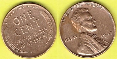 USA 1 Cents 1947 r.