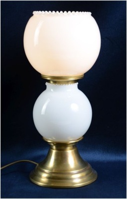 Oryginalna lampka klosz biała kula Hiszp.282