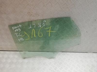 Ford focus mk3 hb скло двері лівий задня фото №1