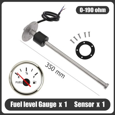 52MM Fuel Level Gauge 0-190 Ohm Oil Tank Level Indicator With Fuel L~81417 