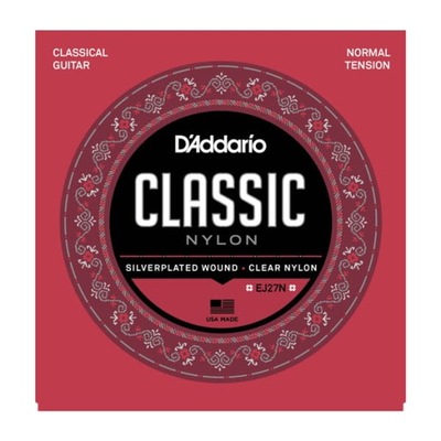 Struny do gitary klasycznej D'Addario Nylon EJ27N