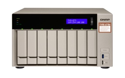 Qnap TVS-873E 4x2.1-3.4GHz Quad-Core NAS System