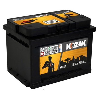 BATTERY KOZAK KO660 66AH/640A [SAE] 64AH  