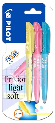 ZAKREŚLACZ FRIXION LIGHT SOFT X 3 KOLORY PILOT