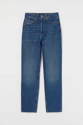 Spodnie Slim Mom Jeans Wys. Stan H&M r.34