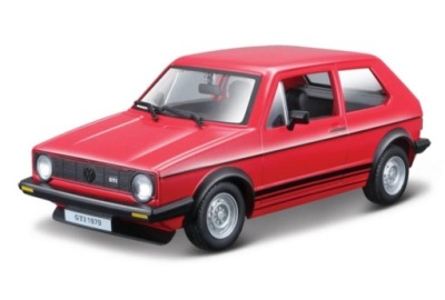 Metalowy Model Samochodu Volkswagen Golf MK1 GTI 1979 1:24 SOLIDNY