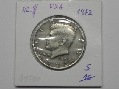 49590/ 1/2 DOLLAR 1972 USA