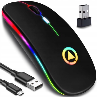 WIRELESS MOUSE LIGHT SILENT SLIM ILLUMINATED