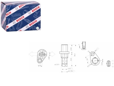 SENSOR POSITION SHAFT VALVE CONTROL SYSTEM FORD KA JEEP COMPASS OPEL COMBO TOUR  