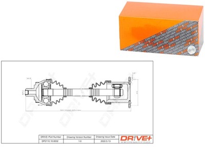 ПІВВІСЬ ПРИВІДНА AUDI A4 00-08 P DRIVE+