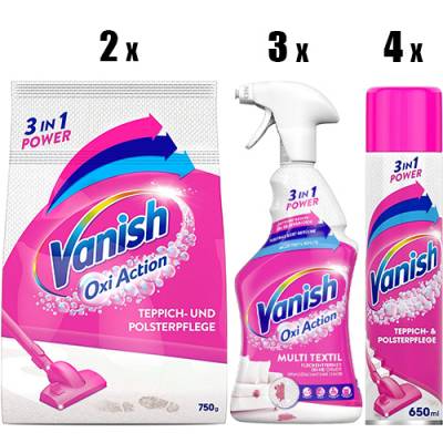 Vanish Oxi Action Teppich Dywan Zestaw 6,2kg