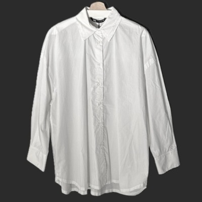 ZARA Biała Koszula Tunika Oversize L