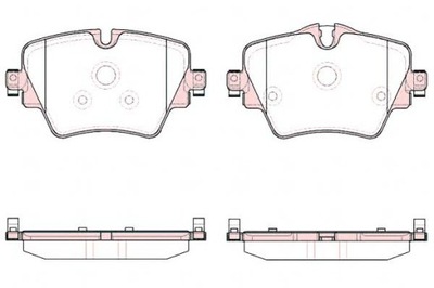 SABOTS DE FREIN DE FREIN BMW 2 X1 X3 14> AVANT 18.5MM R - milautoparts-fr.ukrlive.com