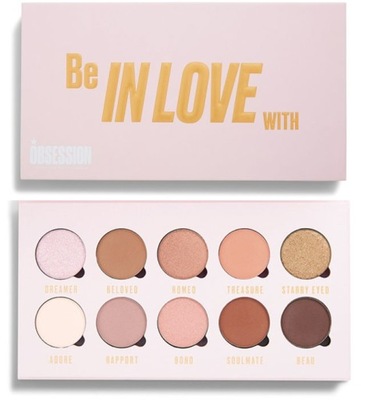 MAKEUP OBSESSION PALETA CIENI BE IN LOVE WITH