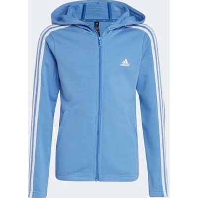 Bluza adidas 3 Stripes Full-Zip Hoodie Jr IC3636 170 cm