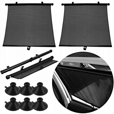 CORTINAS ANTISOLAR CORTINAS DE AUTOMÓVIL 2X55 CM + REGALO  