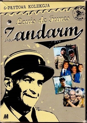 Żandarm Louis de Funes komplet 6 filmów 6xDVD BOX PL