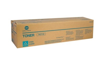 TONER Konica Minolta TN711C Cyan A3VU450 Bizhub C654 C754 ORYGINAŁ