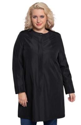 Elegancki płaszczyk w kolorze czerni 48