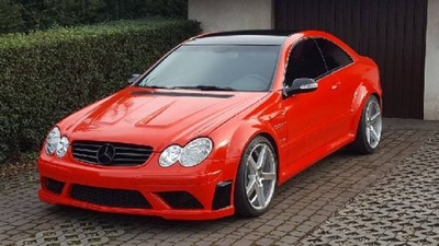 MERCEDES CLK W209 BLACK BODY KIT PAQUETE BRIDA NOVEDAD !!!  