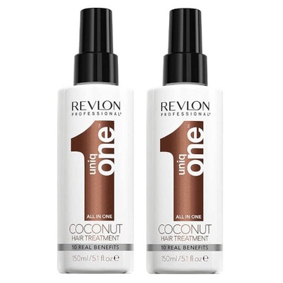 REVLON UNIQ ONE ZESTAW: KOKOSOWA KURACJA 2X150ML