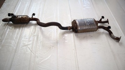 Toyota land cruiser 200 4.5 v8 08-11 гаситель выхлоп труба 15102 фото №1