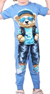 Komplet bawełna Miś r 4/5 lat