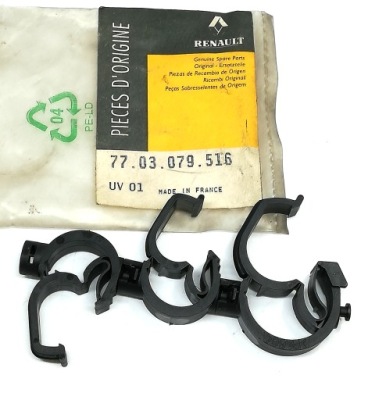 Клипса кронштейн трубопровод renault 7703079516 oe! фото №1