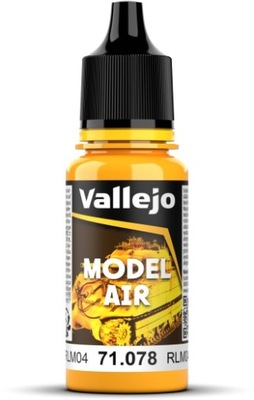Vallejo 71078 Yellow RLM04 Model Air Farba