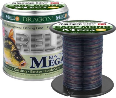 Żyłka Dragon MegaBaits Carp Mono 0,25mm / 600m