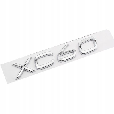 EMBLEMA ŽENKLELIS XC60 VOLVO -SIDABRO SPALVOS 