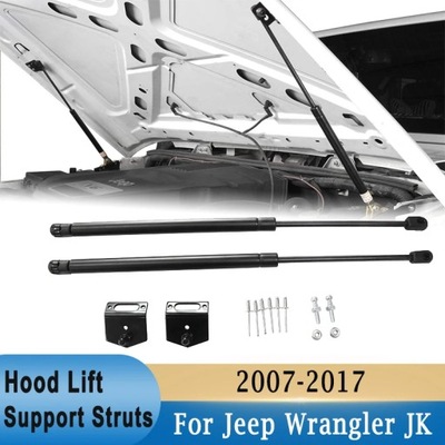 PARA JEEP WRANGLER JK 2007-2017 2PCS FRONT HOOD RESTYLING SUPPORT STRUTS B~70065  