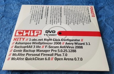 CD Z CZASOPISMA CHIP 11/2007