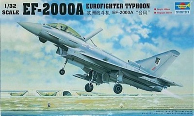 Trumpeter 02278 Myśliwiec EF-2000A Eurofighter Typhoon model samolotu 1/32