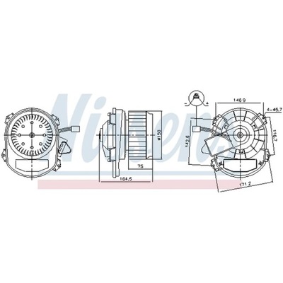 VENTILADOR INTERIOR NISSENS 87551  