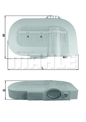 Фільтр повітря man tgl 05.04- euro6 81084050032 фото №1