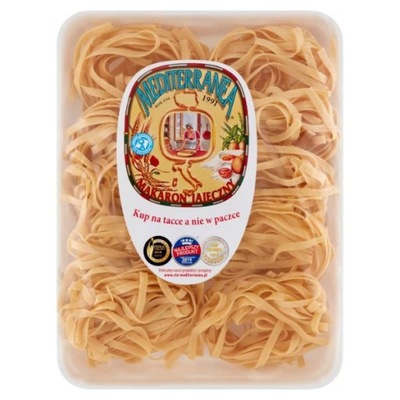 Mediterranea Makaron jajeczny wstążka szeroka 500g