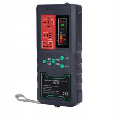 12V/24V TESTER RELIŲ AUTOMOBILINIŲ 4/5 PIN 