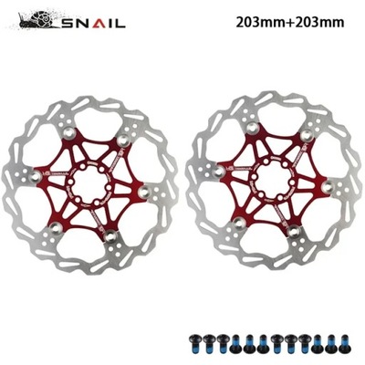 2 ШТ. 203-203MM REDSNAIL 160/180/203MM ВЕЛОСИПЕДНЫЙ ДИНАМИЧЕСКИЕ РОТОР ДИСКА HA