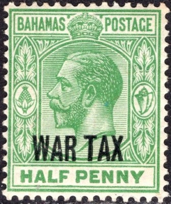 kol.bryt.Bahamas KGV war tax 1/2 d.czysty *