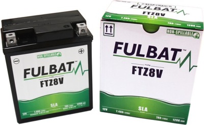 Akumulator Fulbat YTX7L FTZ8V SLA 12V 7.4Ah 120A