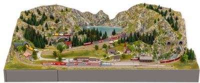 Zestaw do układania tras kolejowych Easy TRACK Railway Line