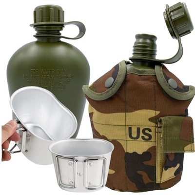 WOJSKOWA manierka butelka 1L US ARMY menażka LC2
