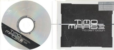 CD Timo Maas - To Get Down ____________________