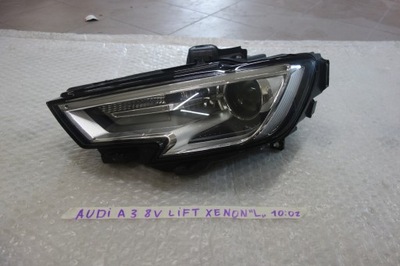 FARO IZQUIERDO PARTE DELANTERA XENÓN AUDI A3 8V0 RESTYLING EUROPA  