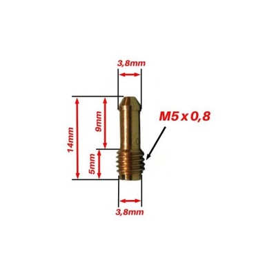 Dysza wolnych obrotów 32,5 0,325 Mikuni N151.067