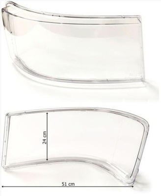 Стекло стекло фары фара лампы scania r450 s500 2018- правый scania p/g/r/s/ фото №1