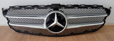 Решітка радіатора решітка радіатора під  радар distronic mercedes c-klasa w205 a2058809804 фото №1